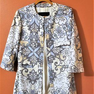 ZARA Basics Pixelated Coat Jacket, L